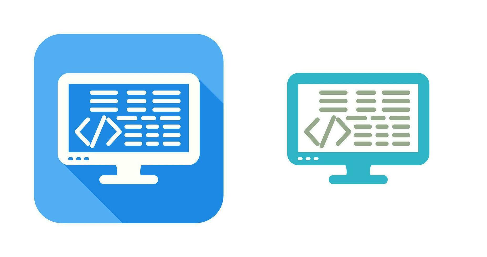 icono de vector de codificación