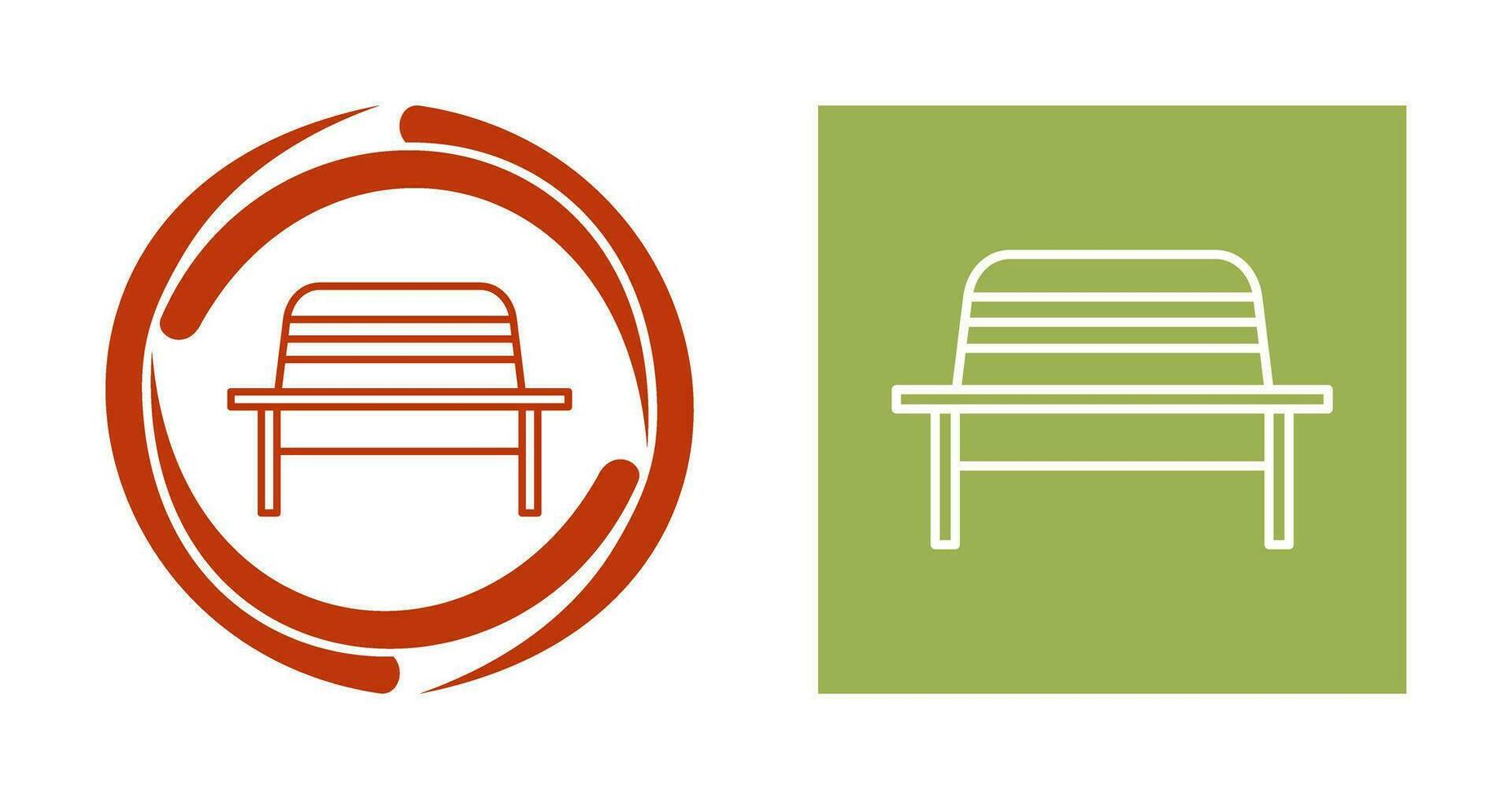 Garden Bench Vector Icon