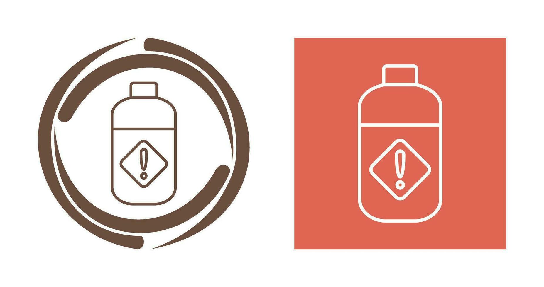 Pesticide Bottle Vector Icon