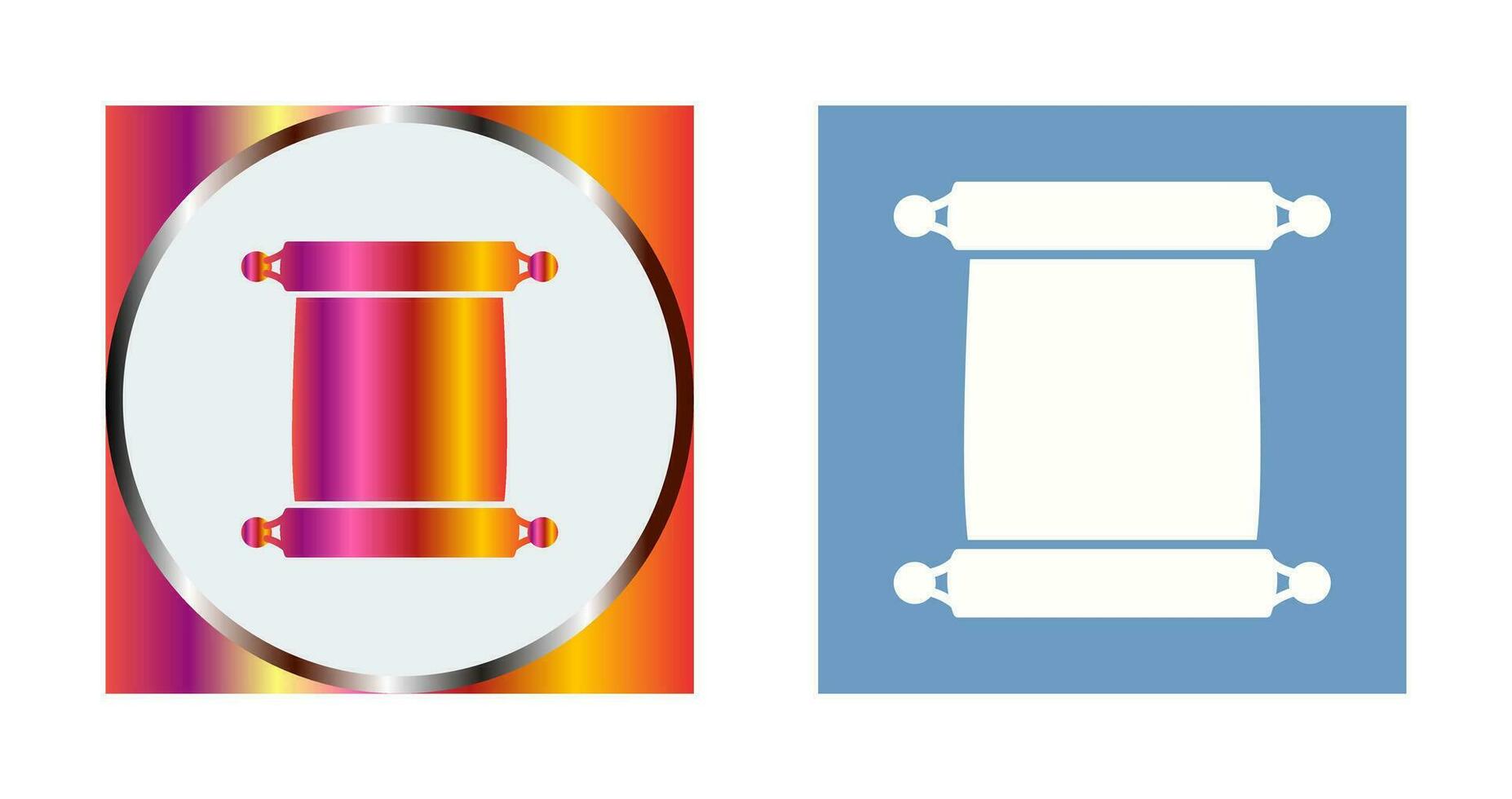 Scroll of Paper Vector Icon