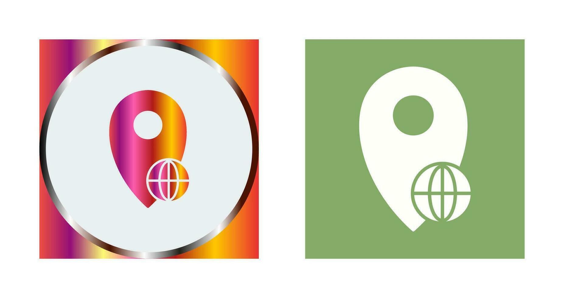 Global Locations Vector Icon