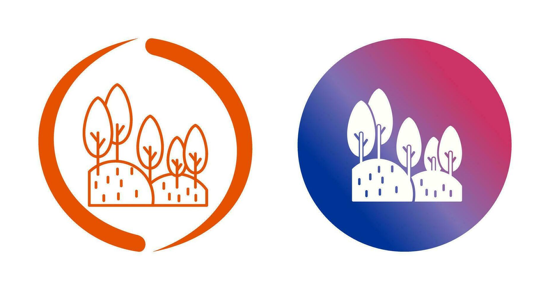 Forest Vector Icon