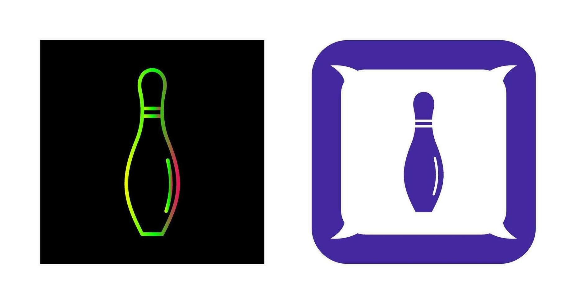 Bowling Pin Vector Icon