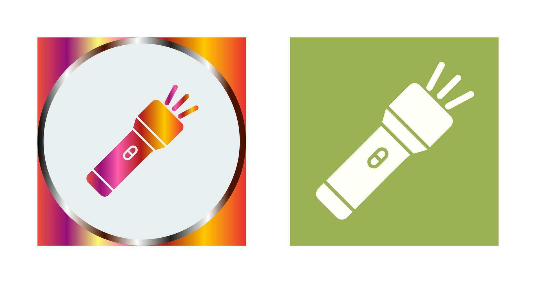 Flashlight Vector Icon