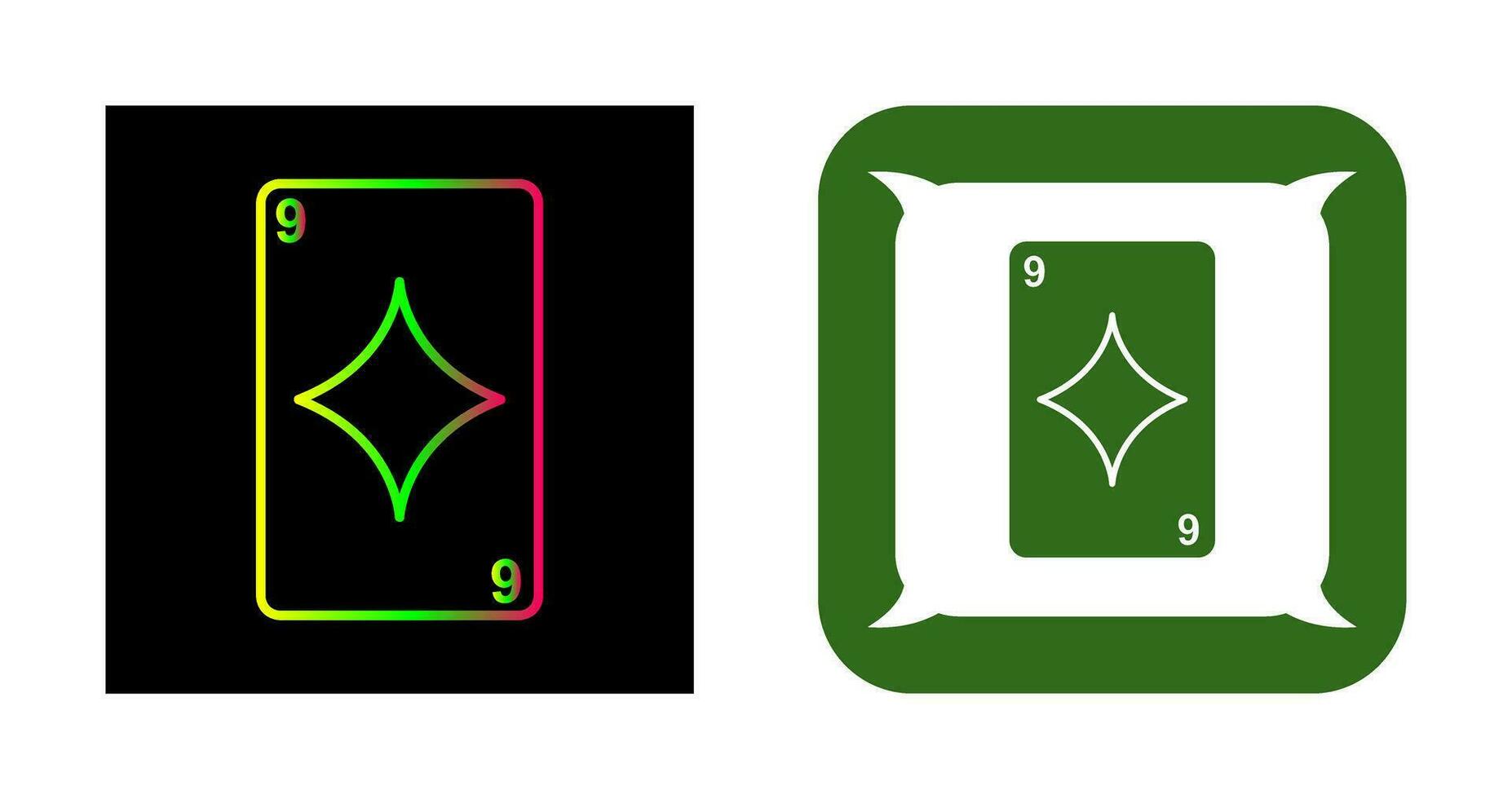 Diamonds Card Vector Icon