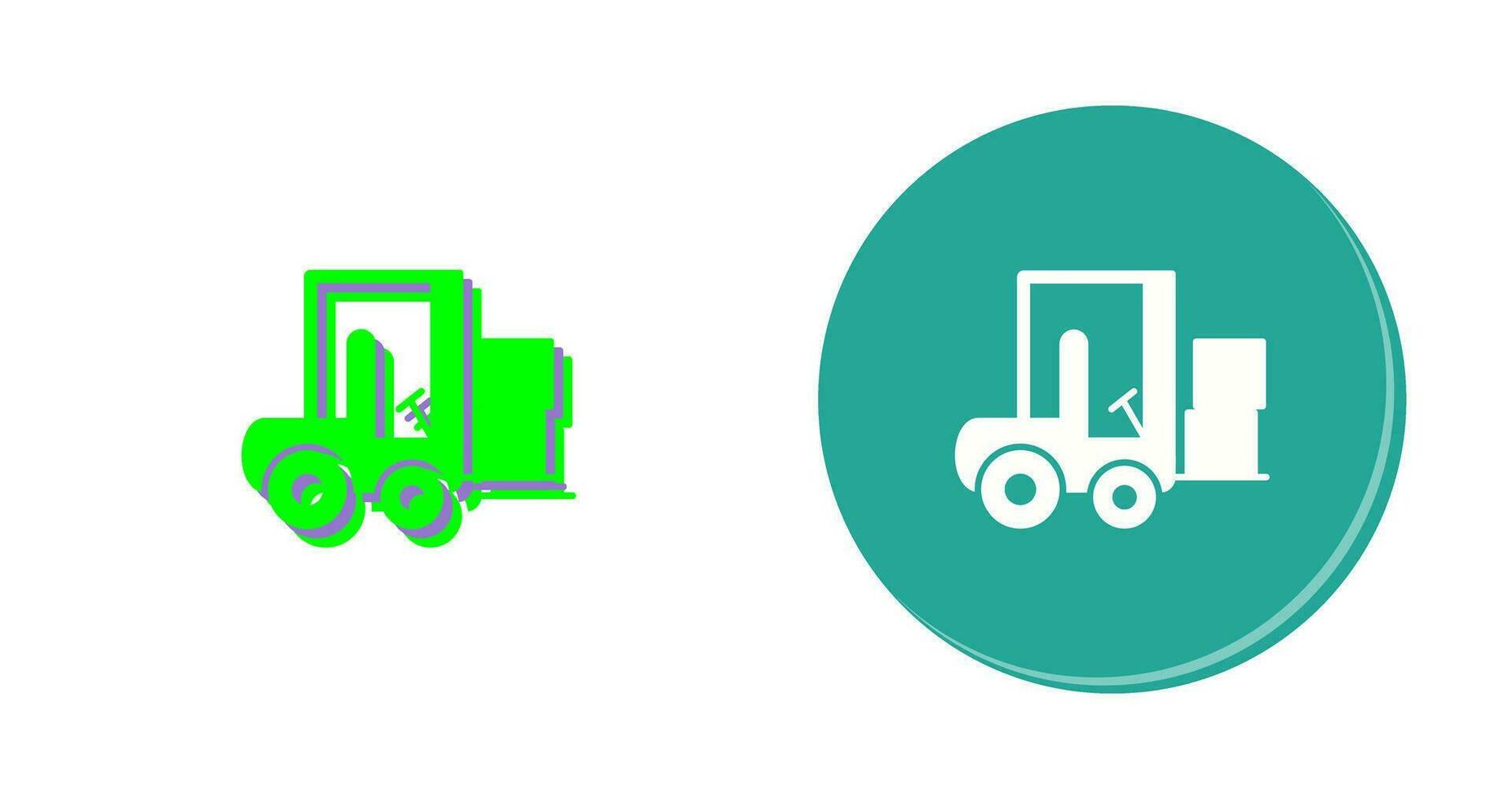 Forklifter Vector Icon