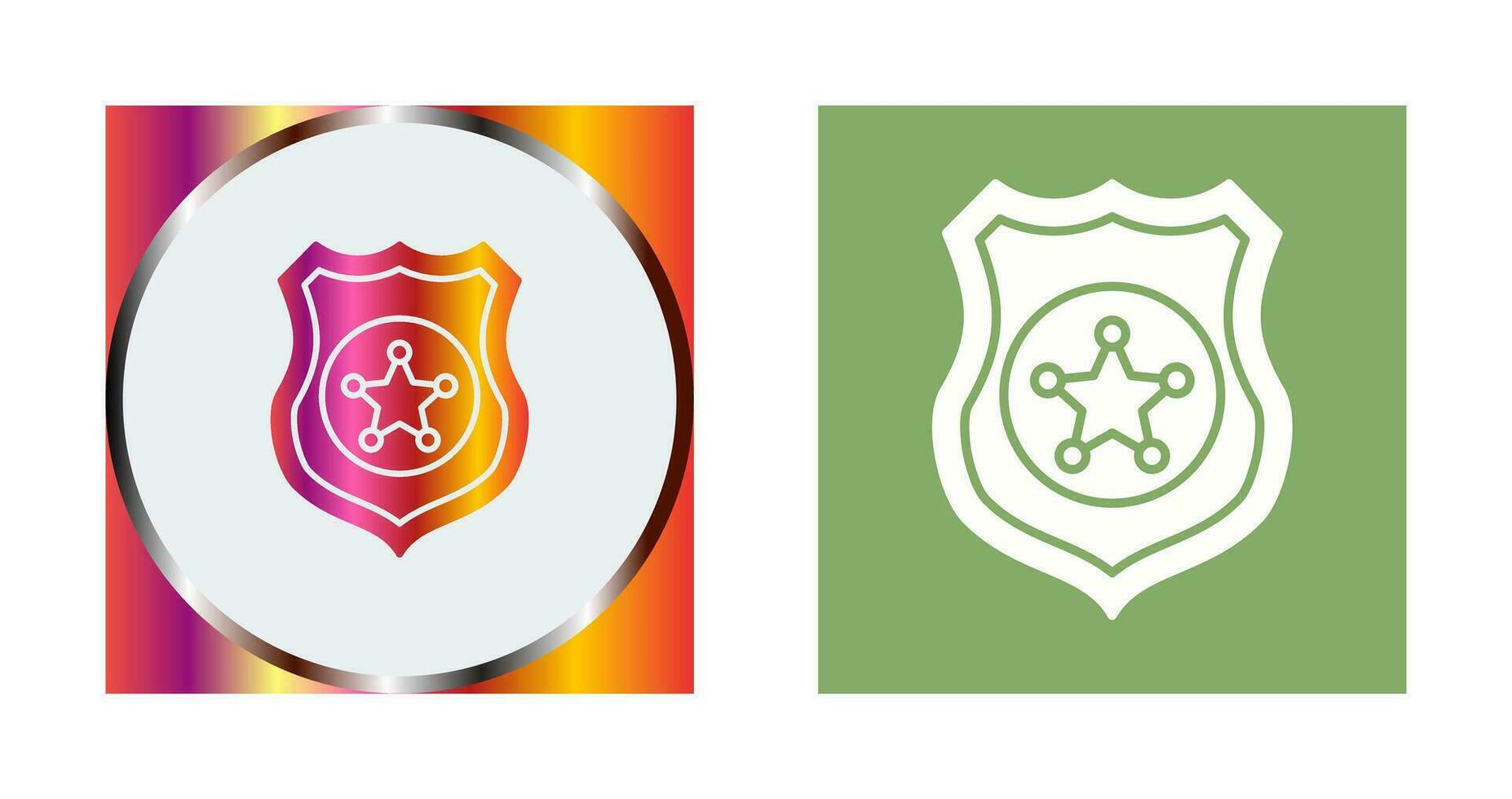 Police shield Vector Icon