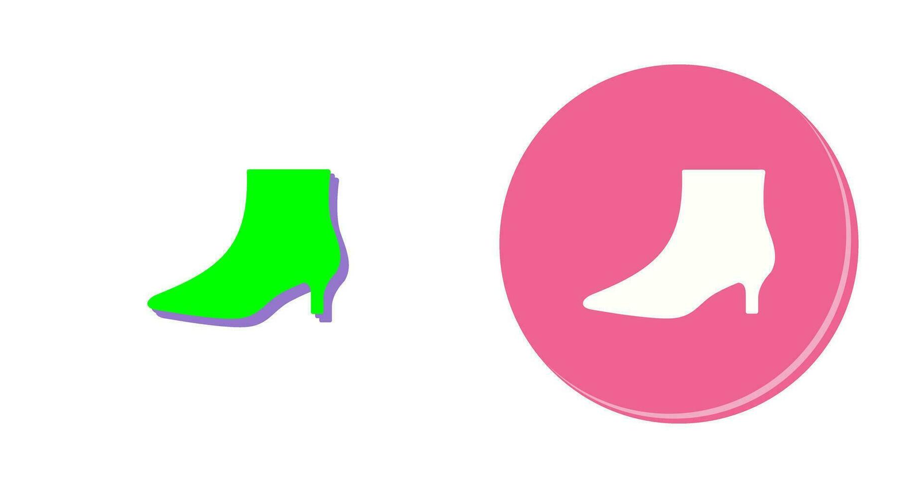 Boots with Heels Vector Icon