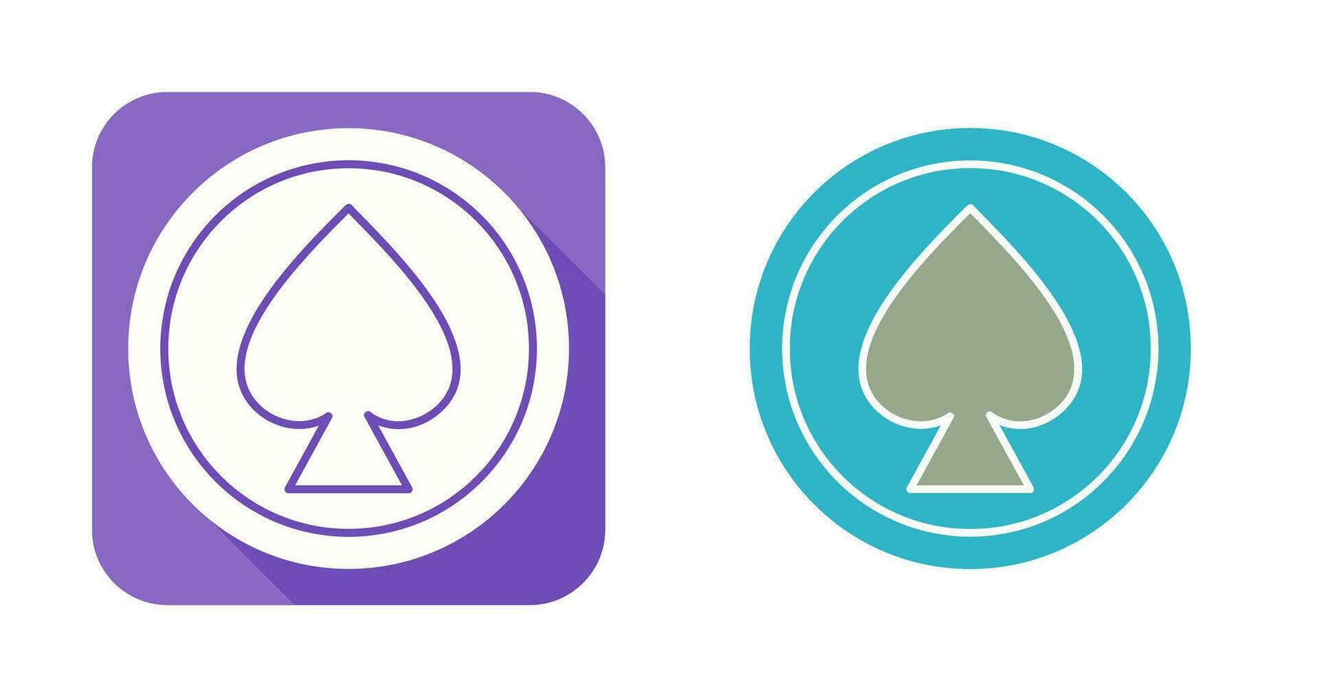 Unique Spade Vector Icon