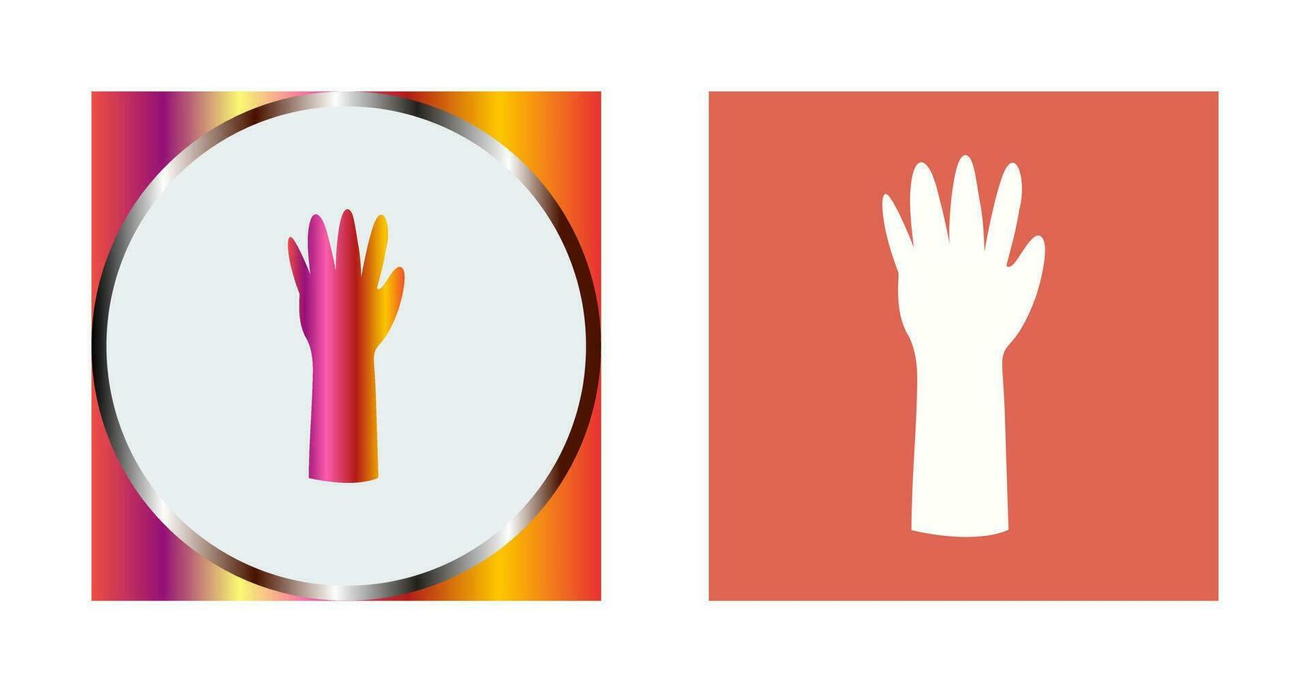 Unique Gloves Vector Icon