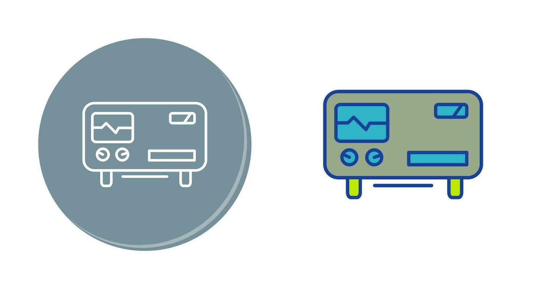 Oscillscope Vector Icon