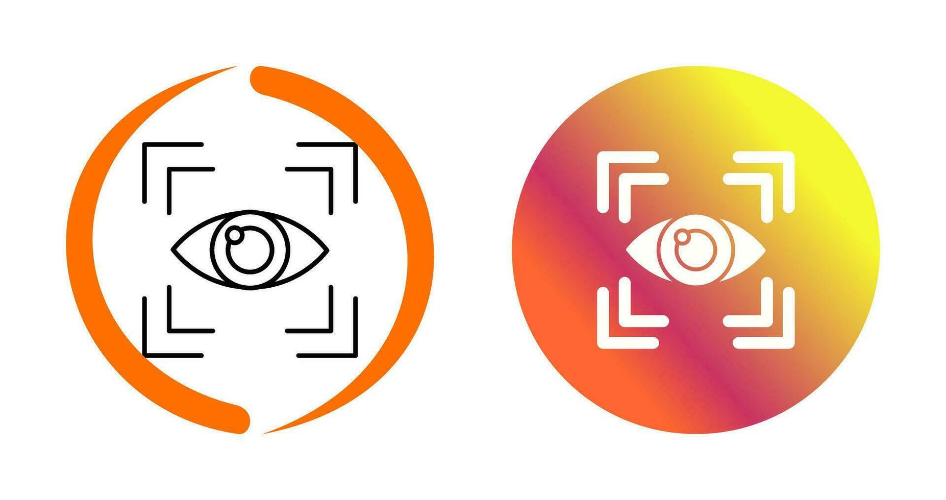 Eye Scan Vector Icon