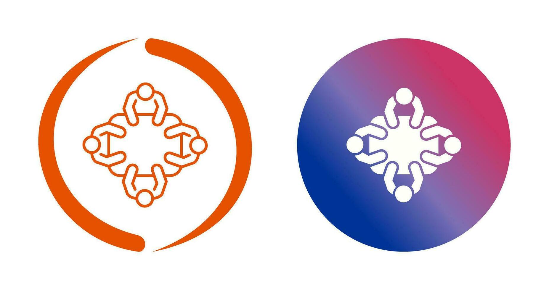 Staff Meeting Vector Icon