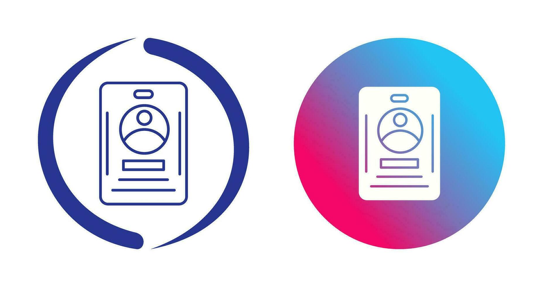 Office Card Vector Icon