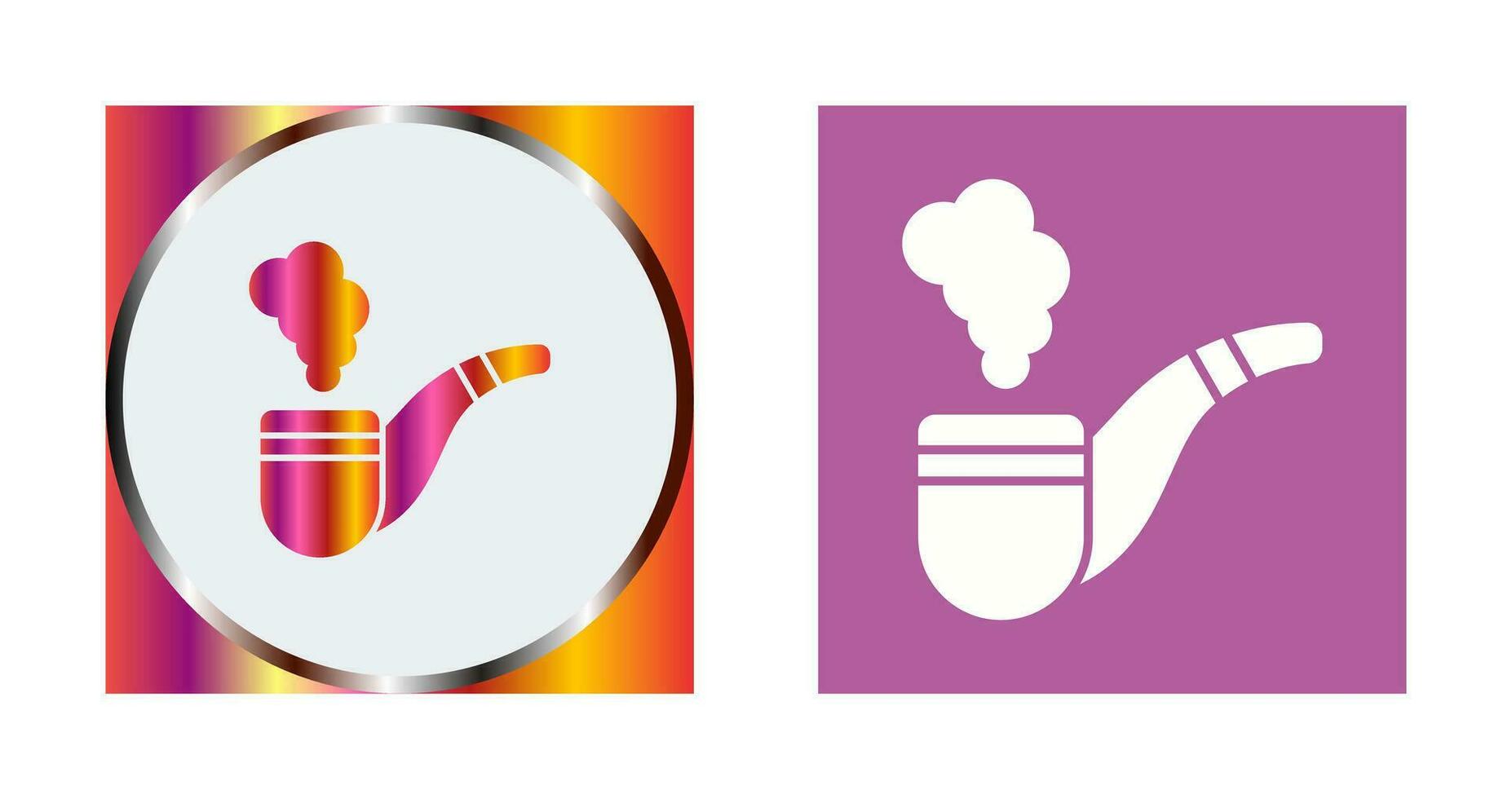 Smoke Pipe Vector Icon
