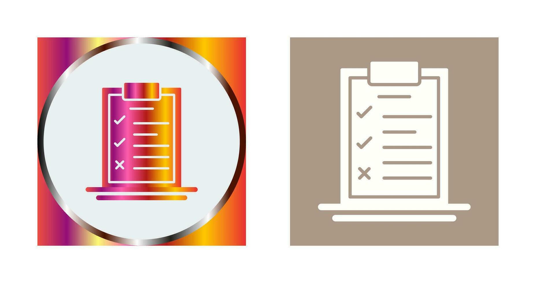 Checklist Vector Icon