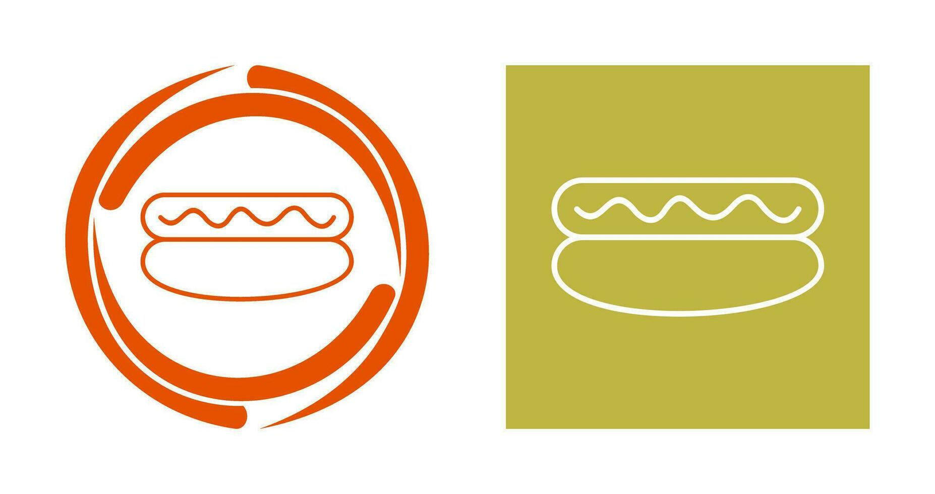 Hot Dog Vector Icon