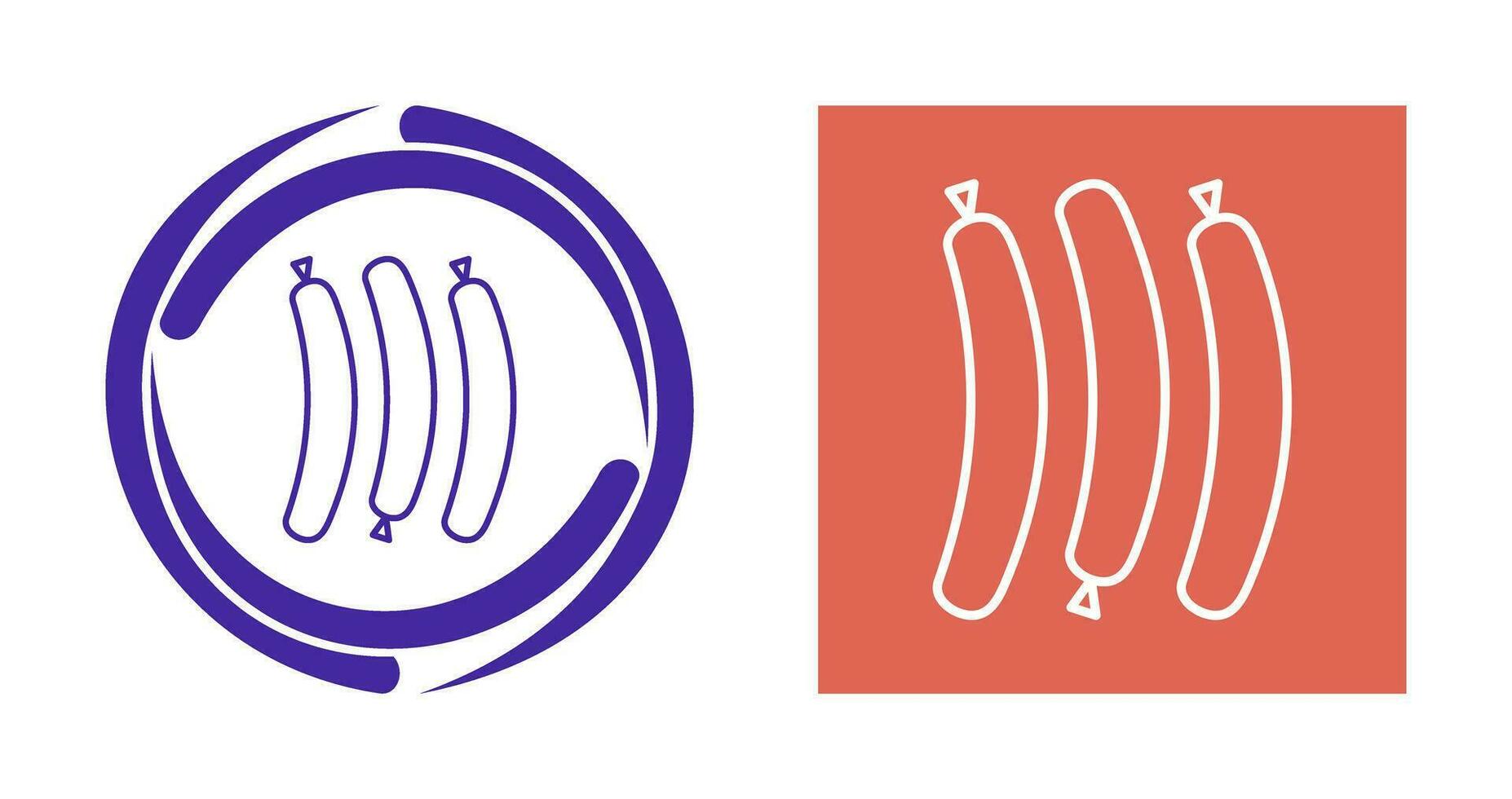 Hot Sausage Vector Icon