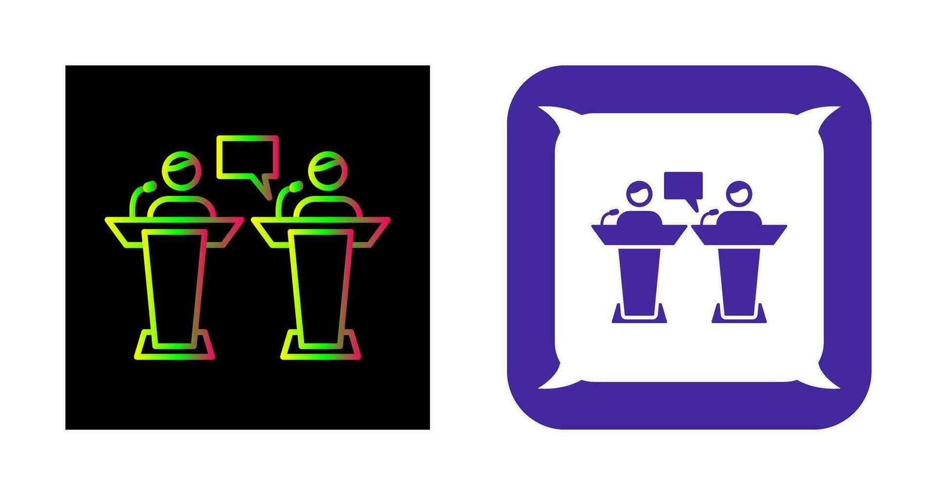 Debate Vector Icon