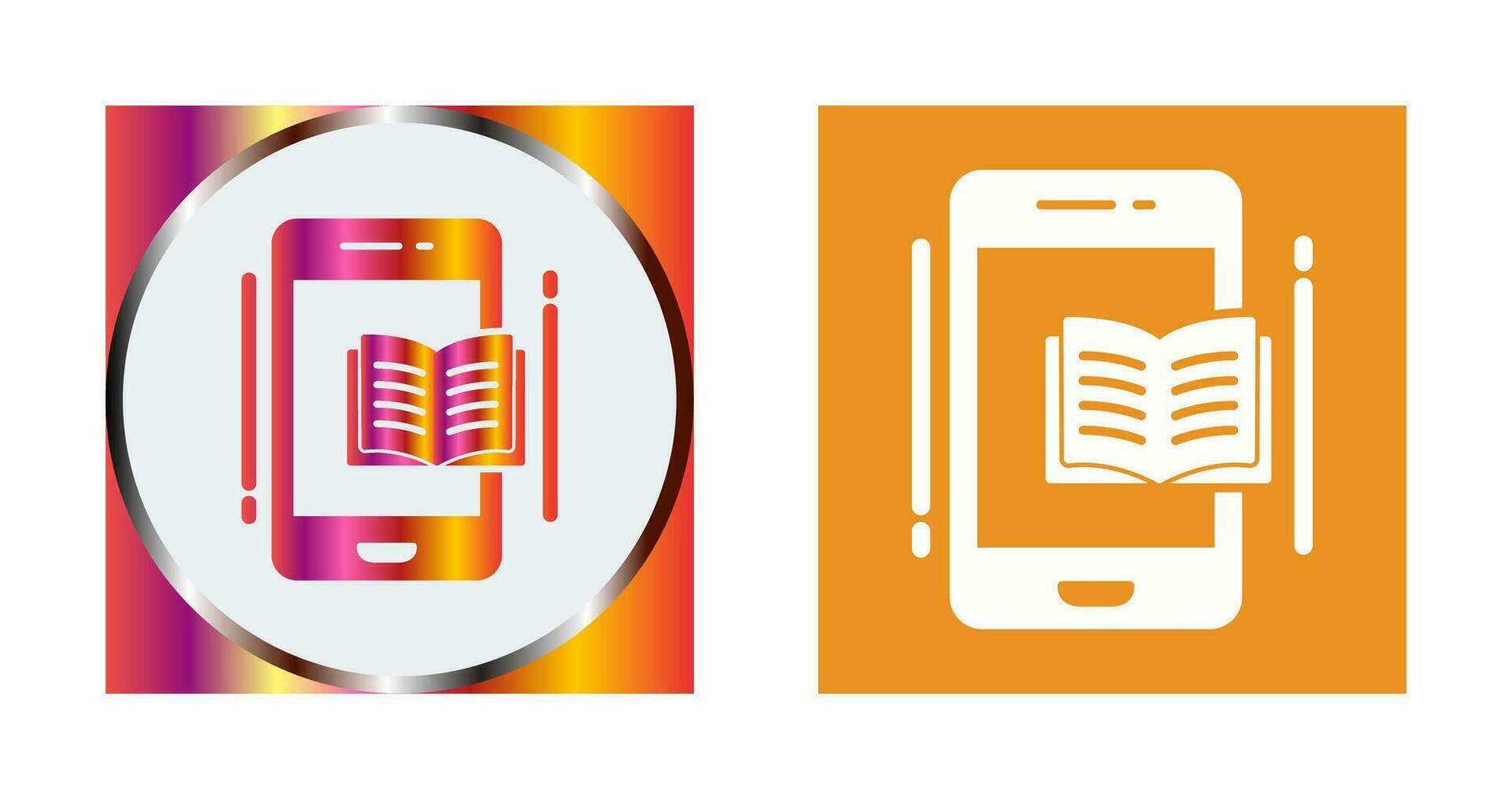 E Book Vector Icon