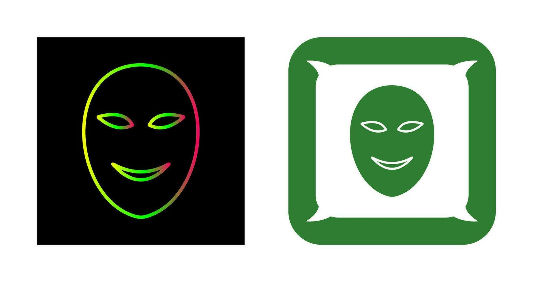 Ancient Face Mask Vector Icon