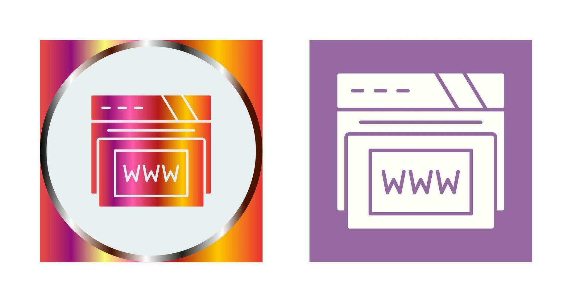 Www Vector Icon