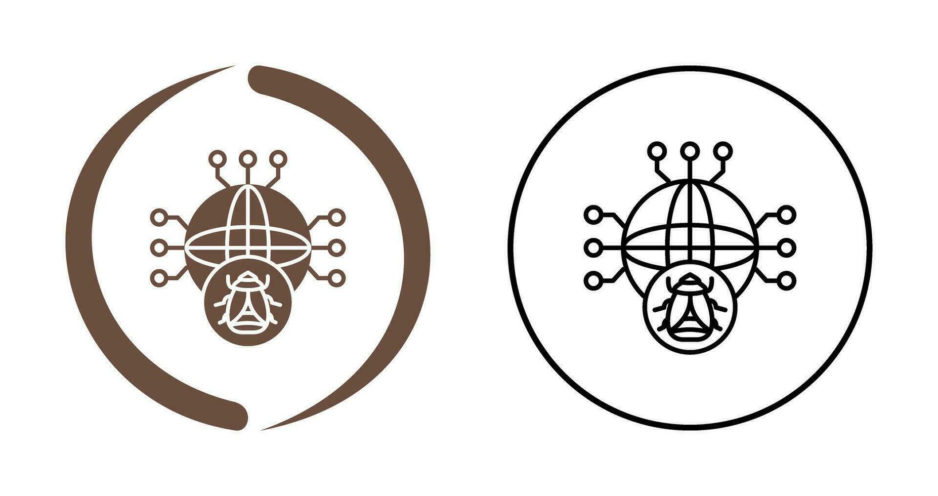 Global Malware Vector Icon