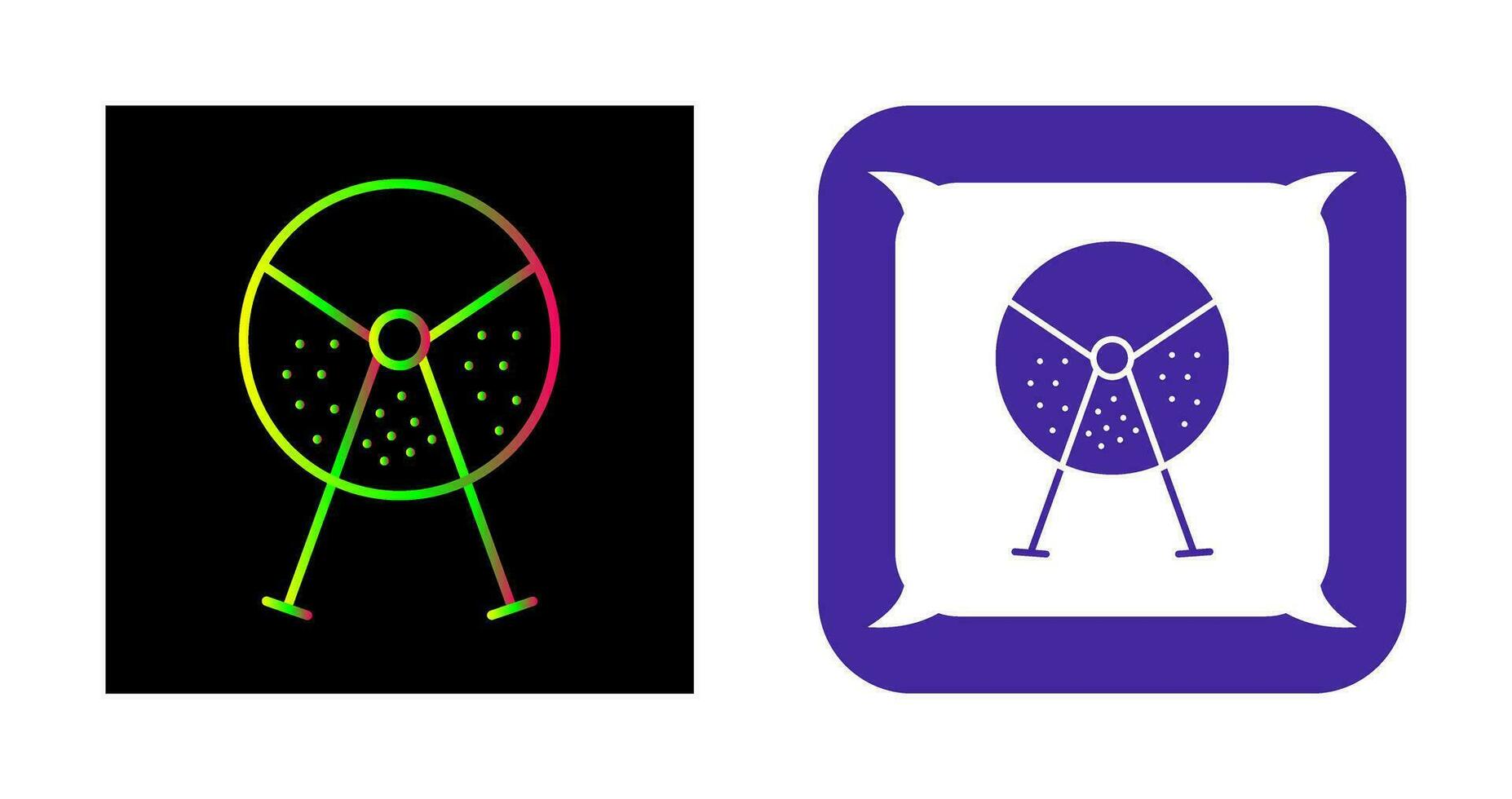 Lottery Machine Vector Icon