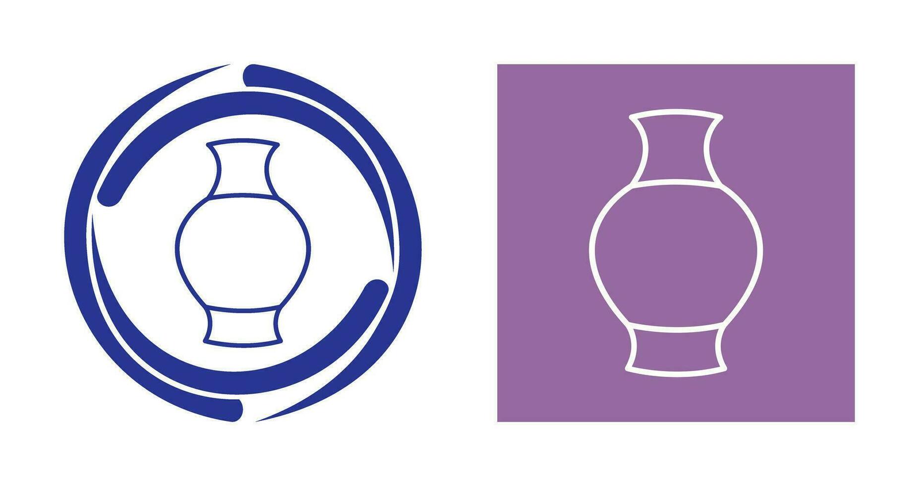 Antique Jar Vector Icon