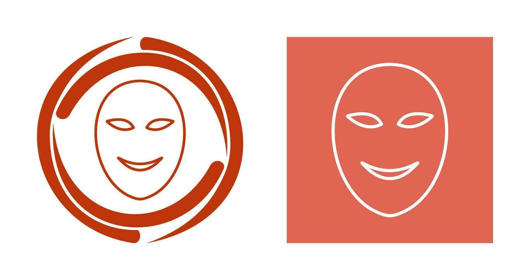 Ancient Face Mask Vector Icon