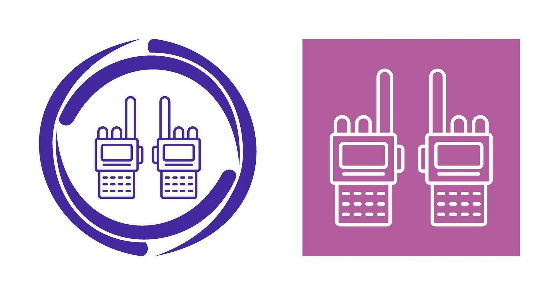 Walkie Talkie Vector Icon