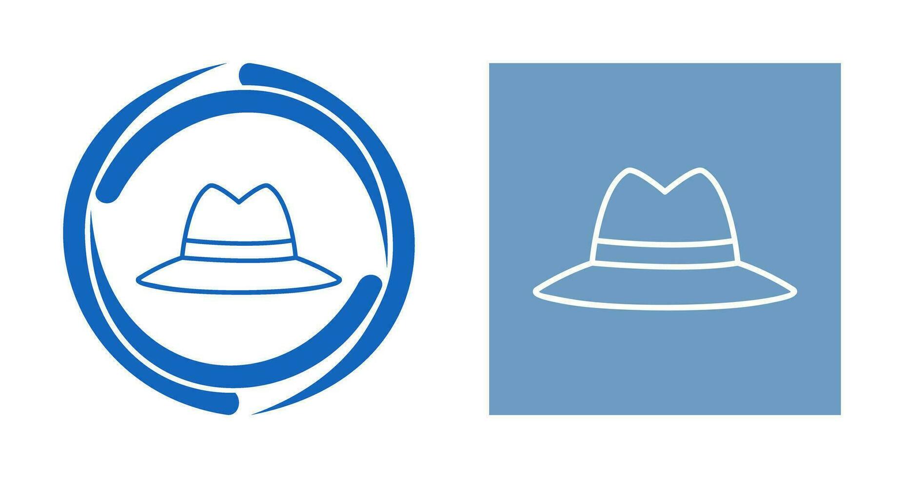 icono de vector de sombrero