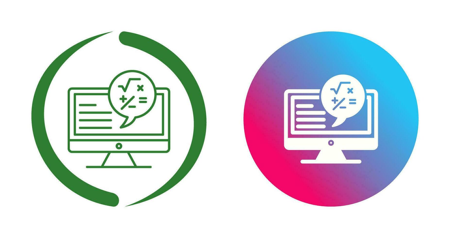 Maths Vector Icon