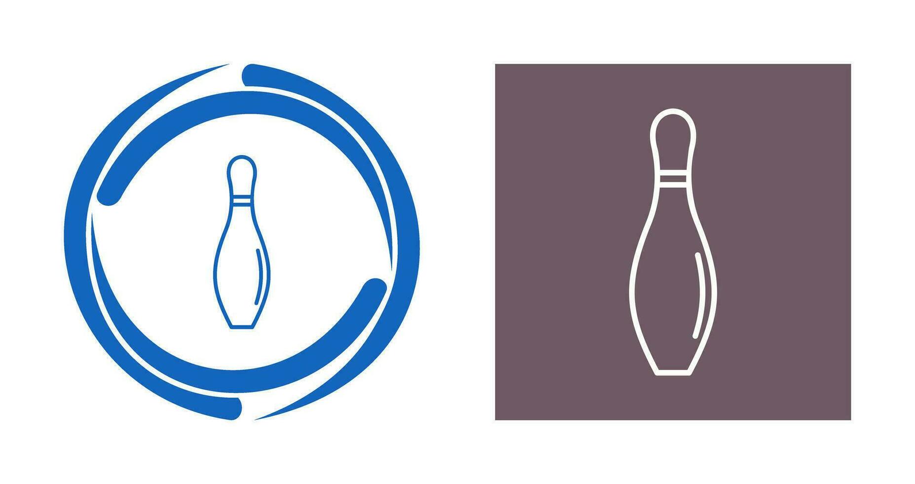 Bowling Pin Vector Icon