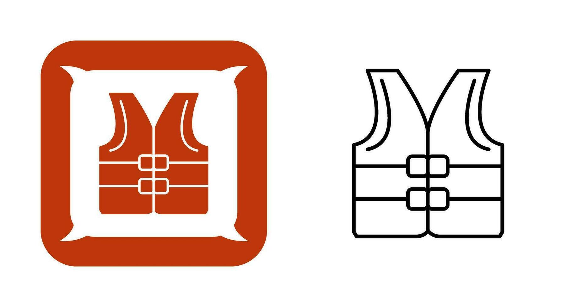 Life jacket Vector Icon