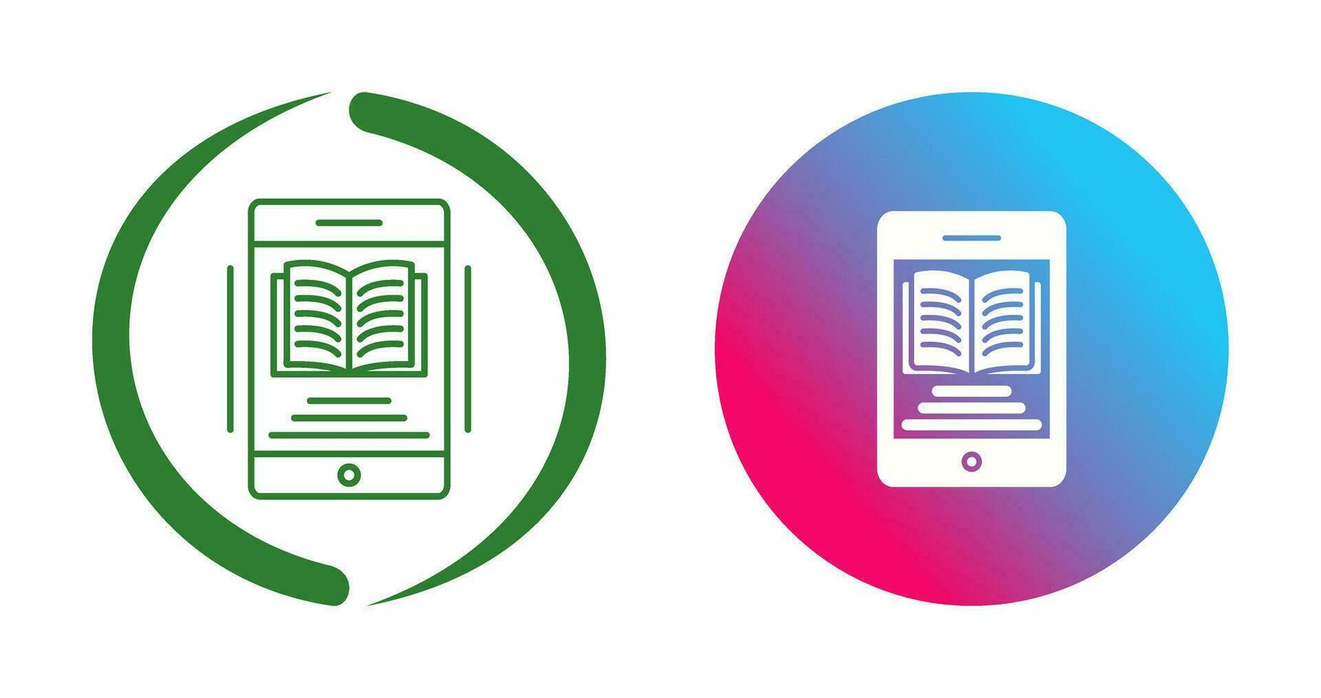 icono de vector de ebook