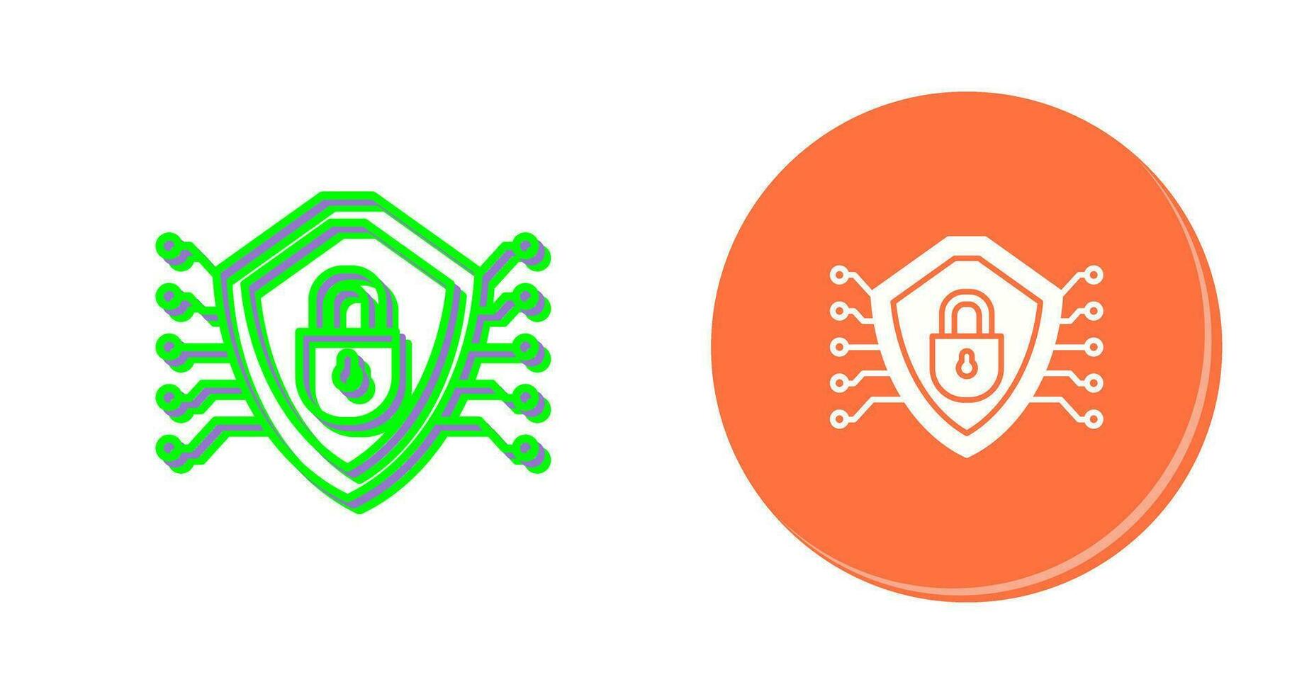 Cyber Security Vector Icon