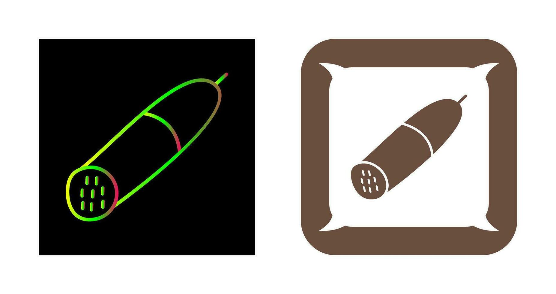 Salami Vector Icon