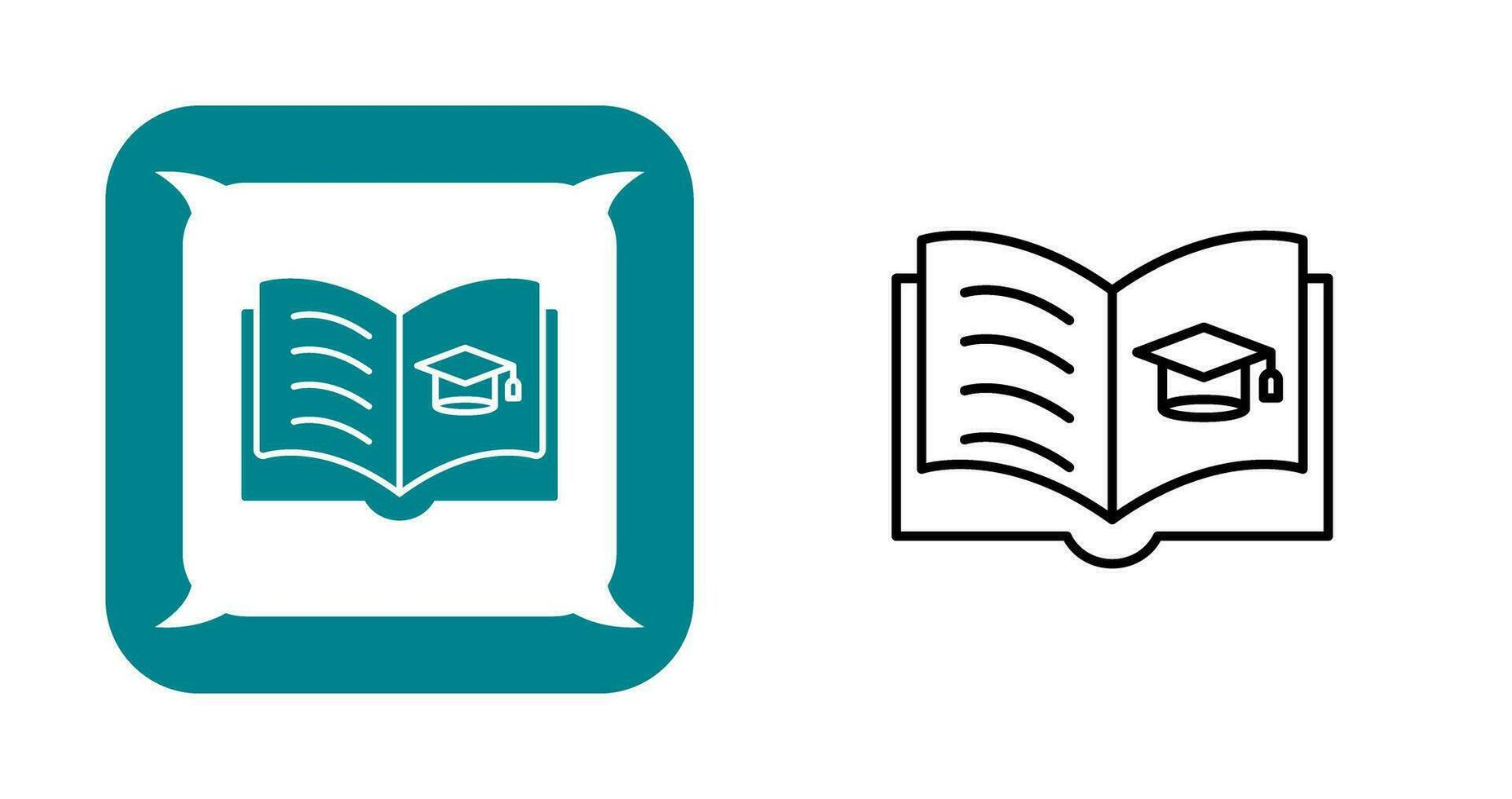 Open Book Vector Icon