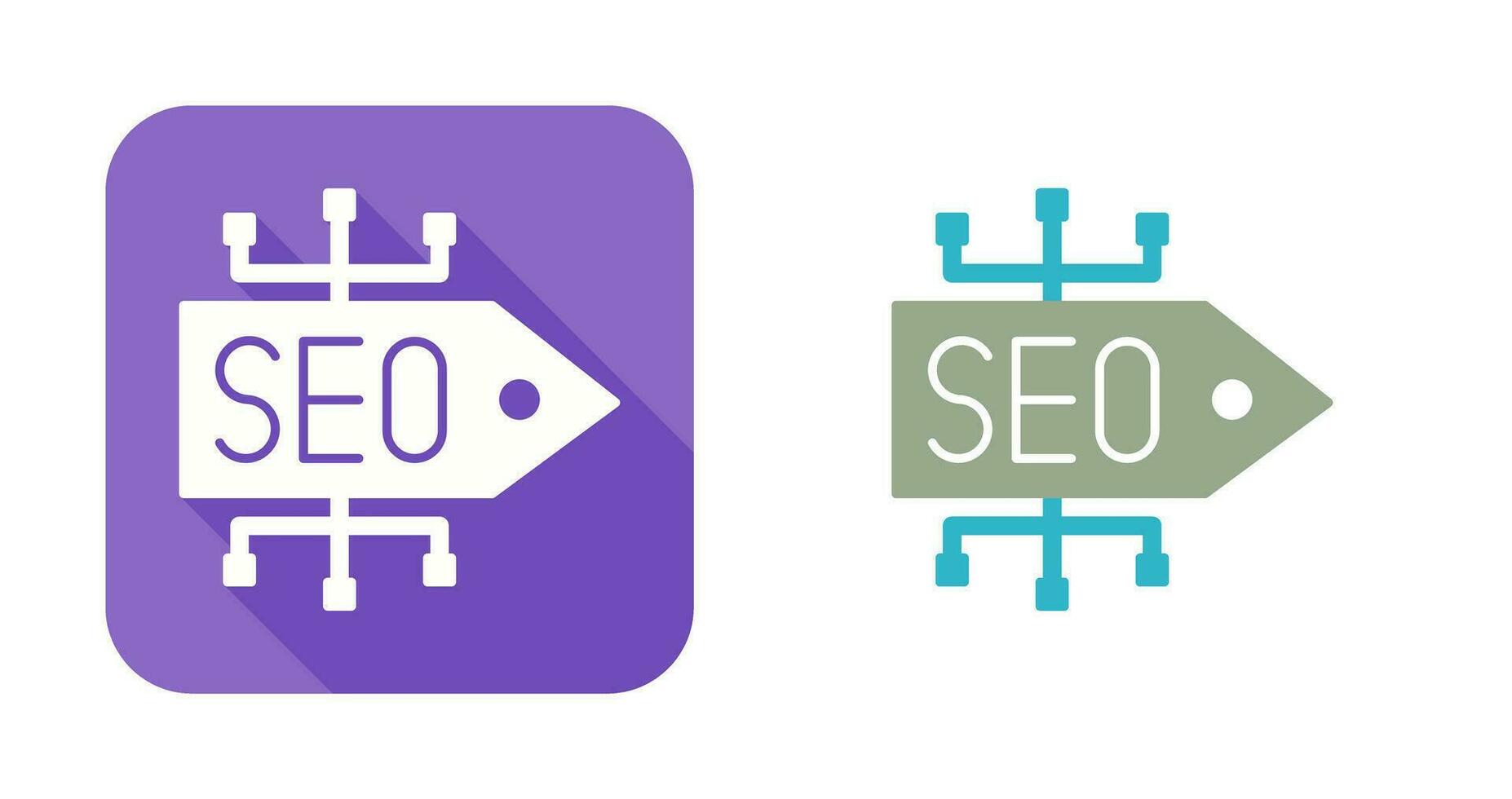 icono de vector de etiqueta seo