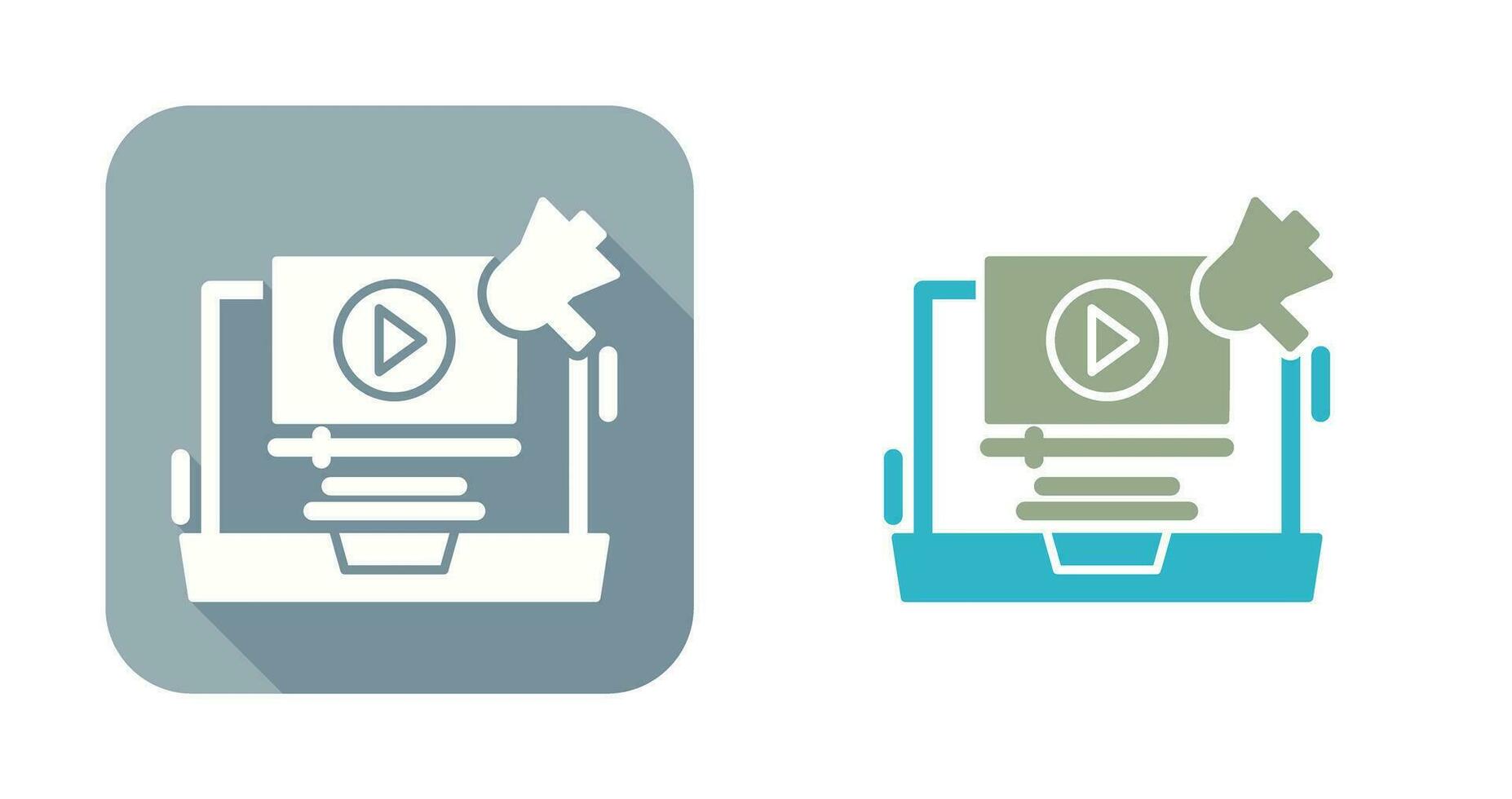 Video Marketing Vector Icon