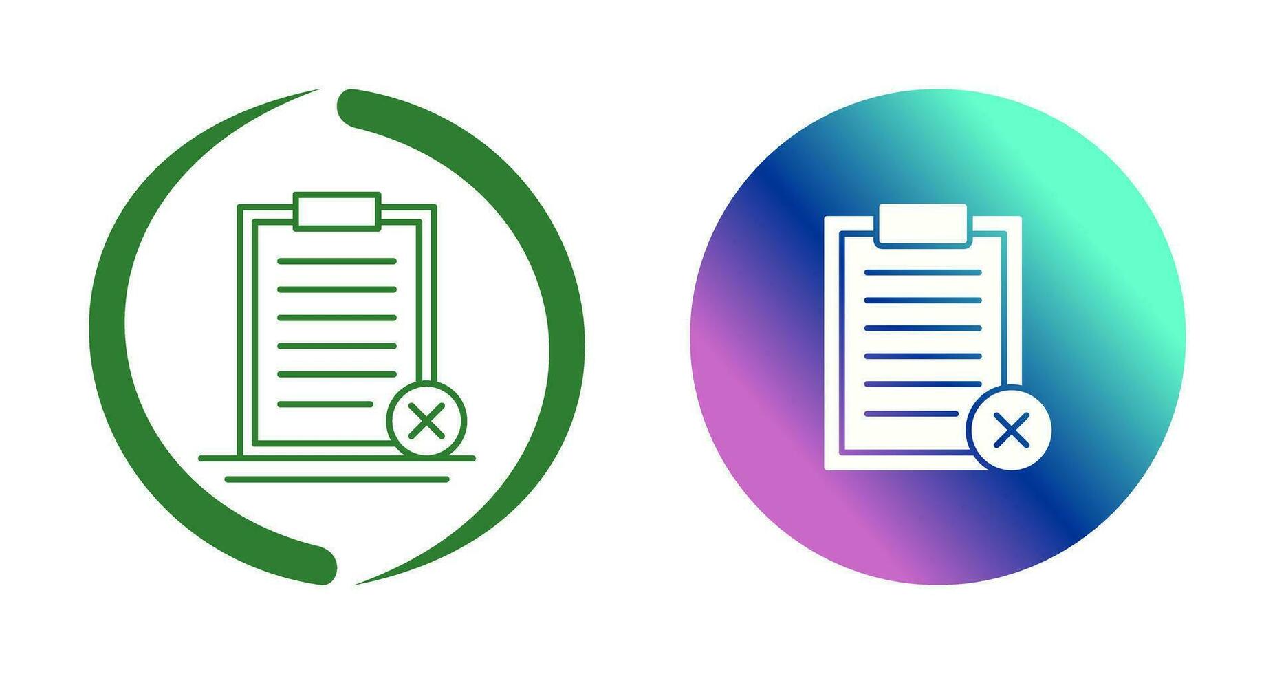 Rejected Vector Icon