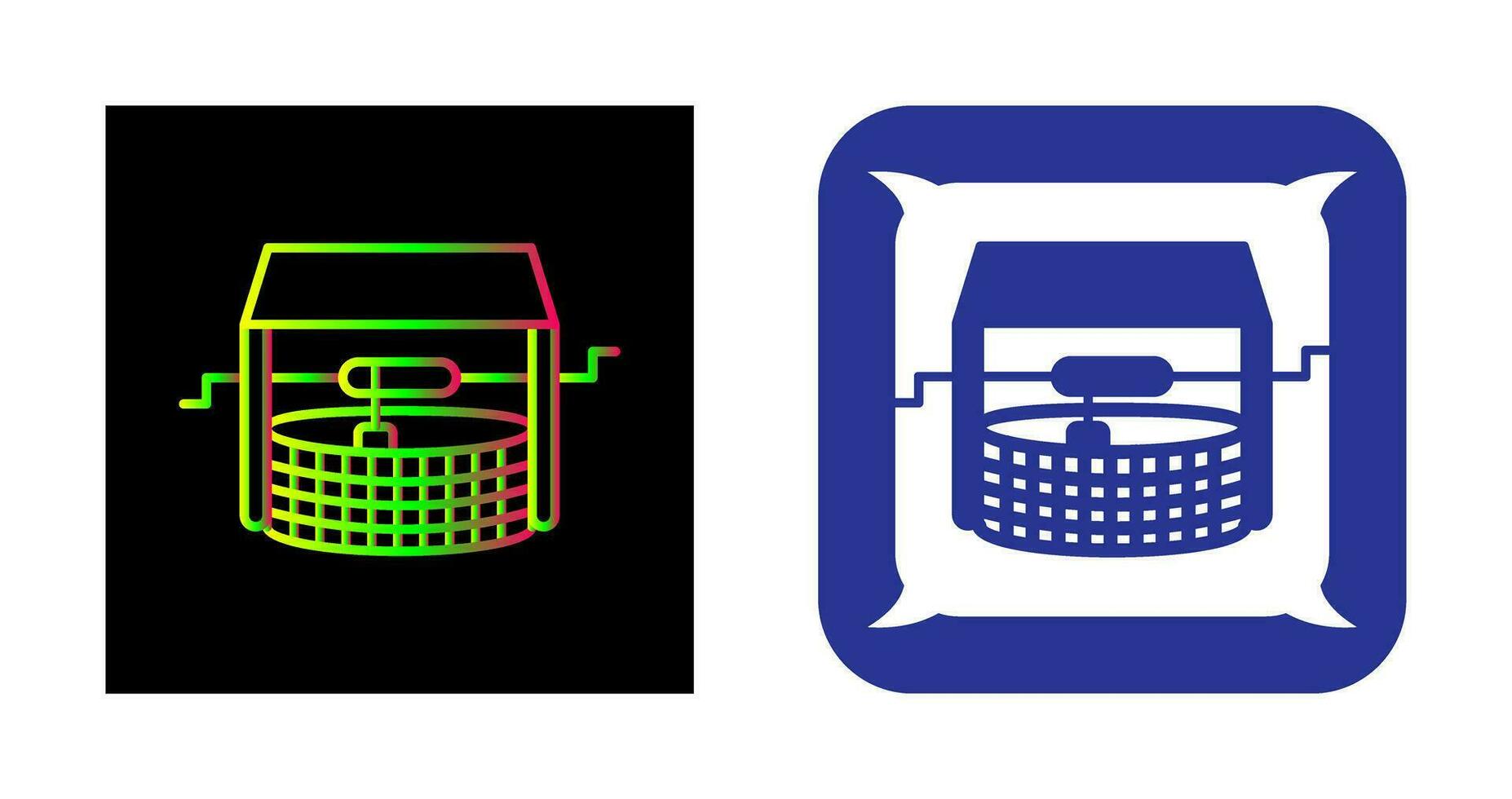 Water Well Vector Icon