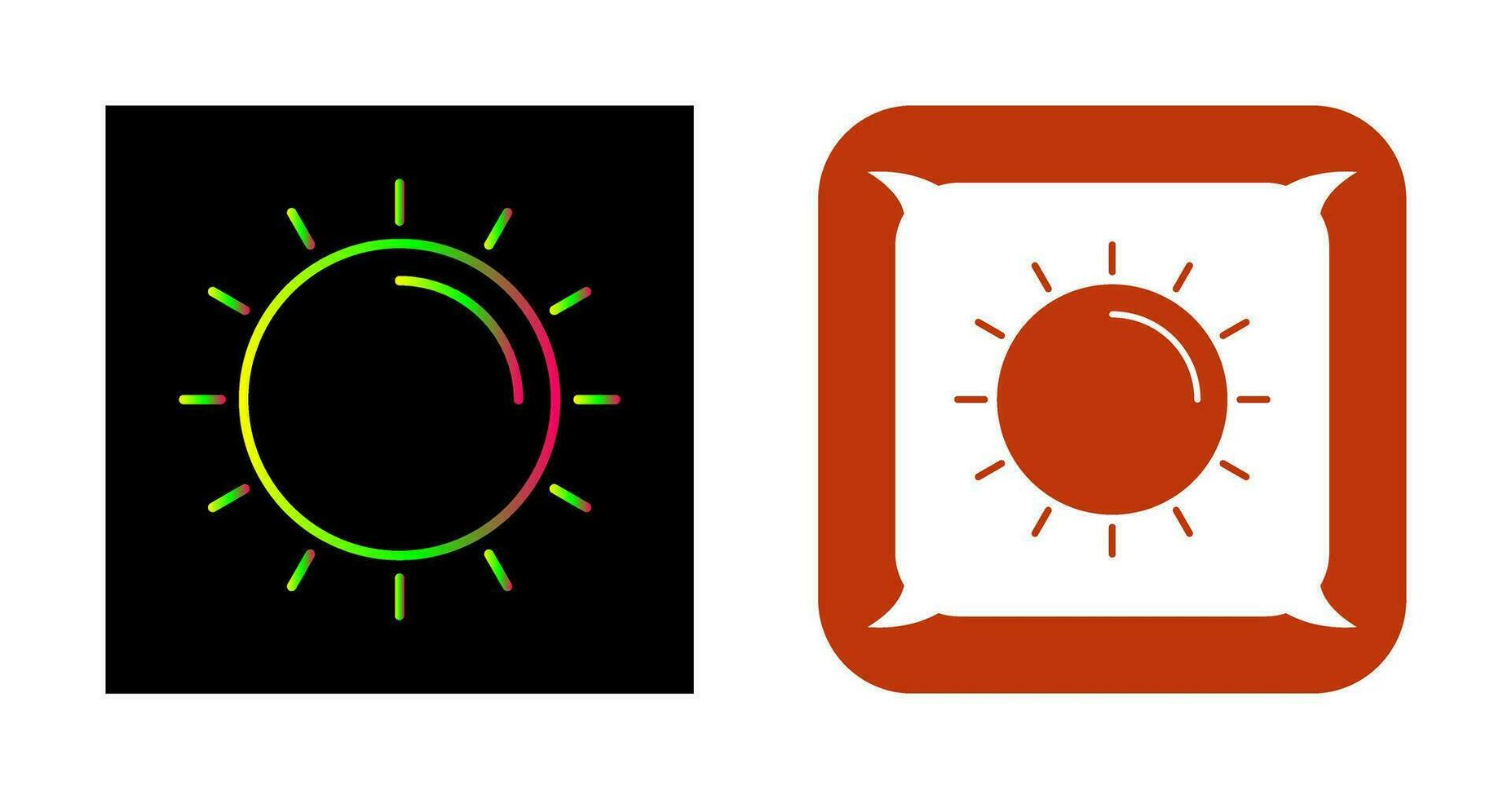 Sun Vector Icon