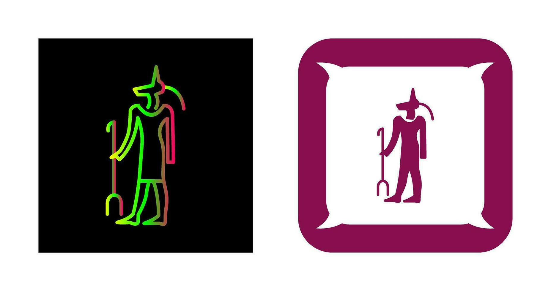 Egyptian god Vector Icon