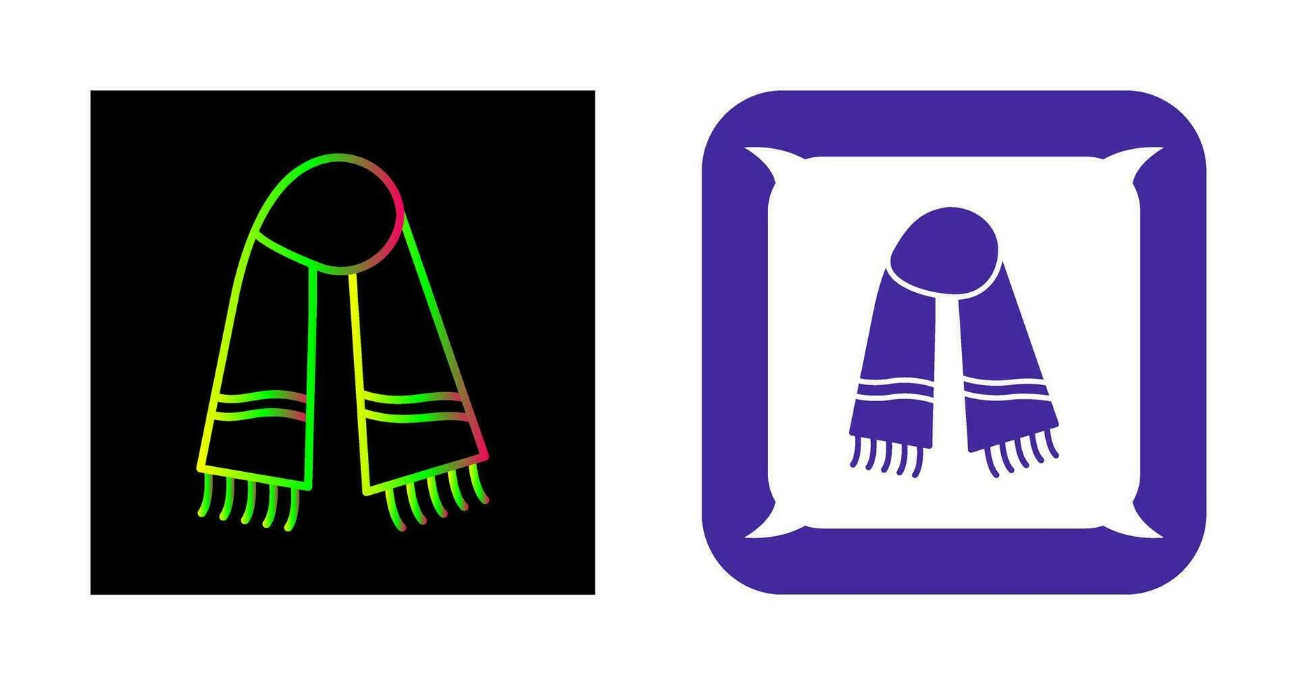 Warm Scarf Vector Icon
