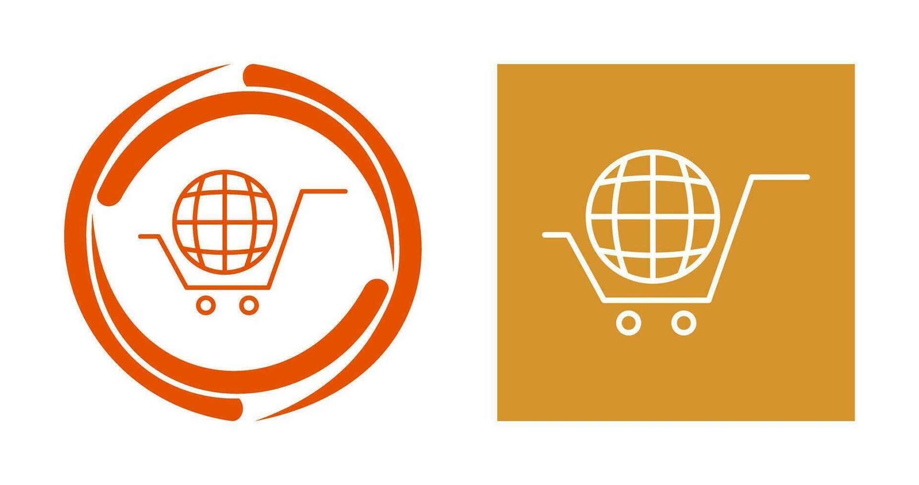 Global Shopping Vector Icon