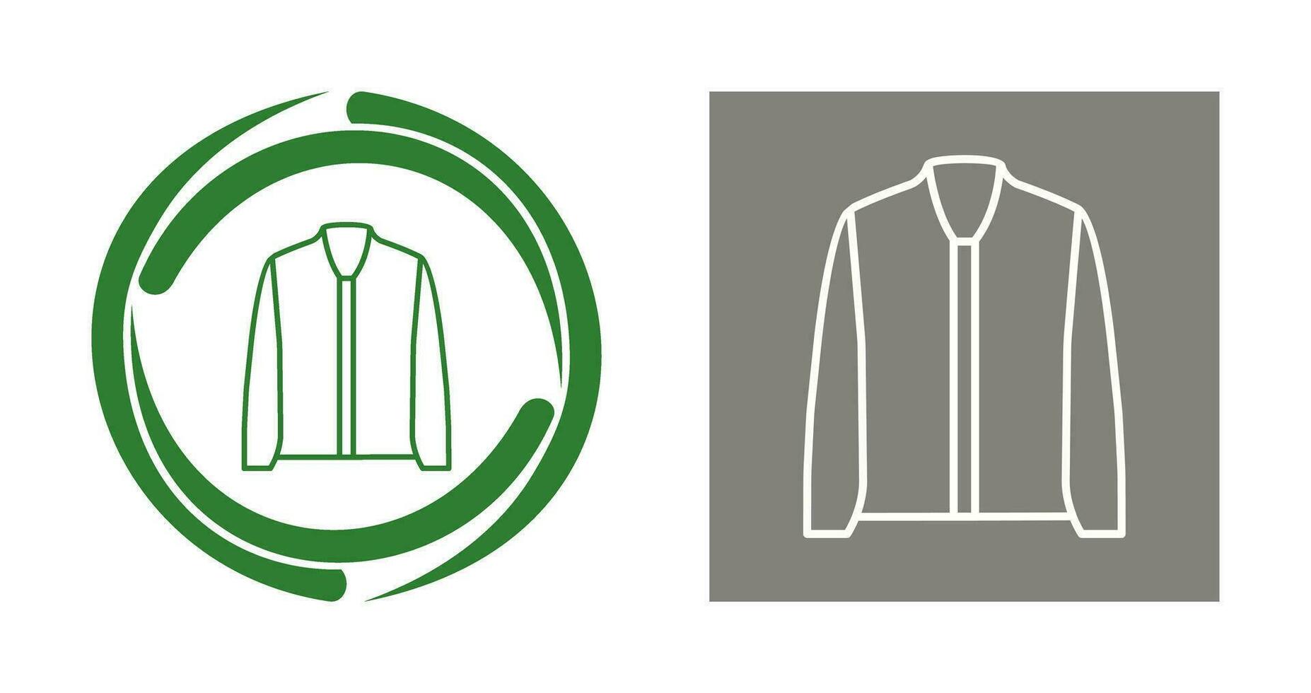 icono de vector de chaqueta