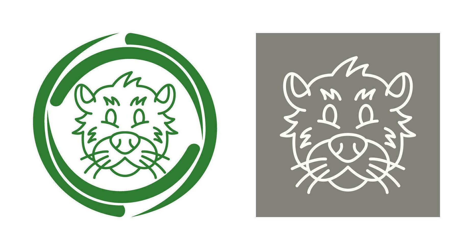 icono de vector de nutria