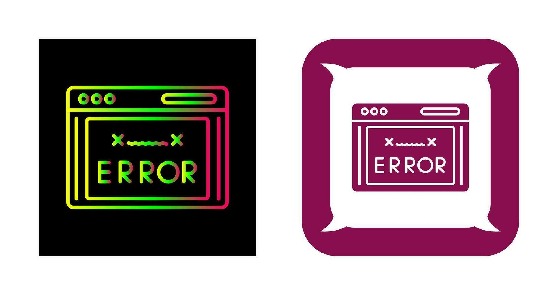Error Code Vector Icon